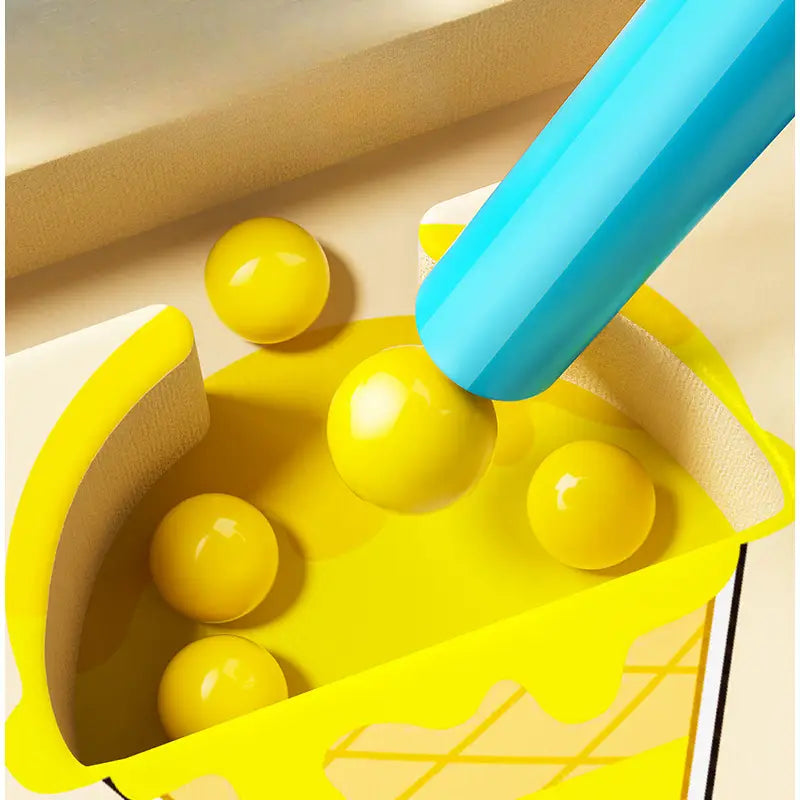 Jeu de Tri et Comptage en Bois – Labyrinthe Magnétique Montessori