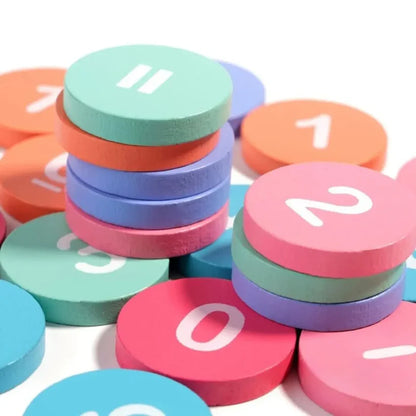 Ten Frame Sets - Jeu Découverte Arithmétique en Bois Montessori