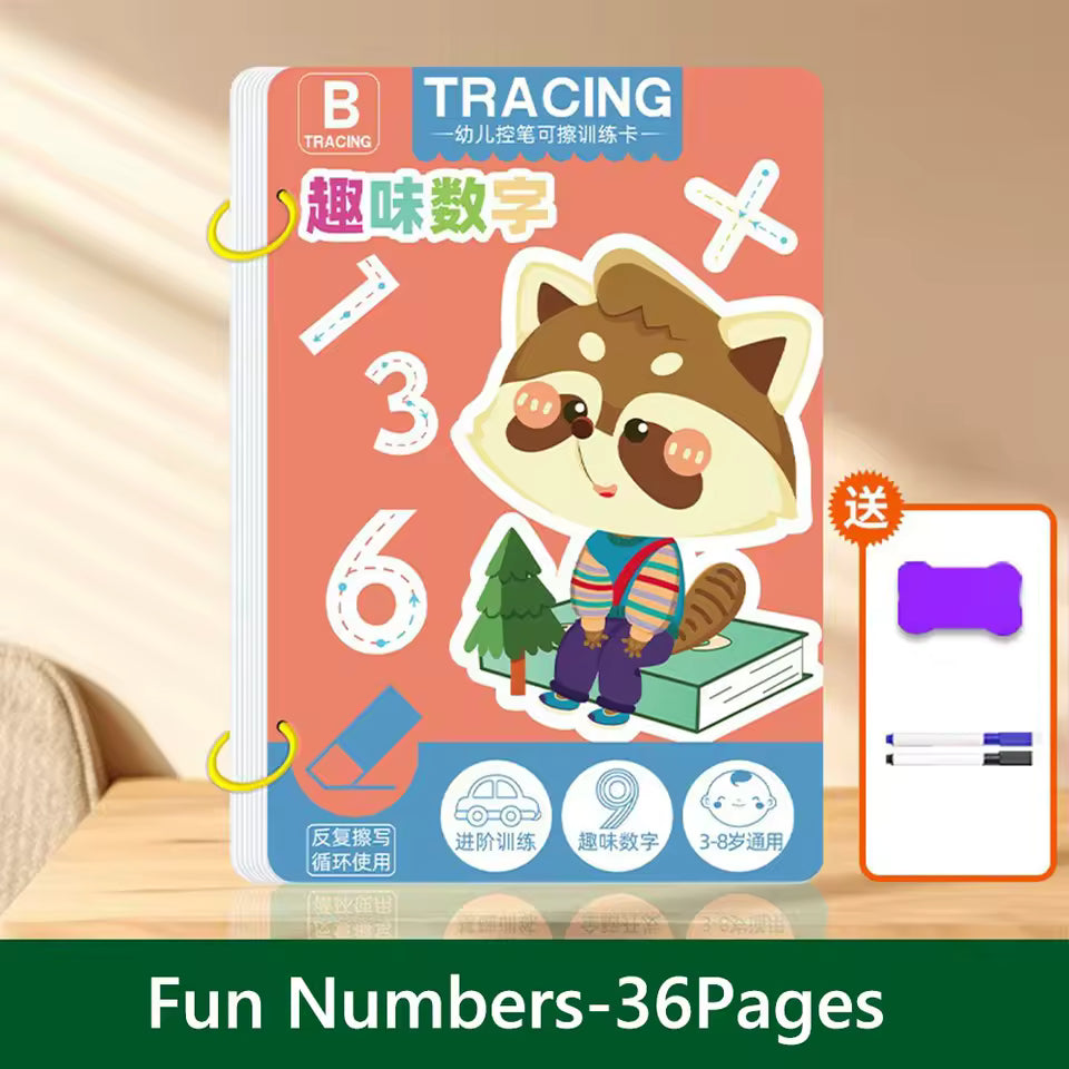 Cahier d'Exercices Réutilisables pour les enfants