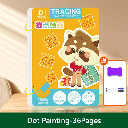 Cahier d'Exercices Réutilisables pour les enfants