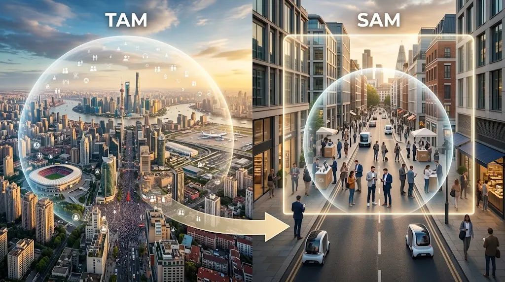 TAM vs SAM Key Differences With Simple Examples
