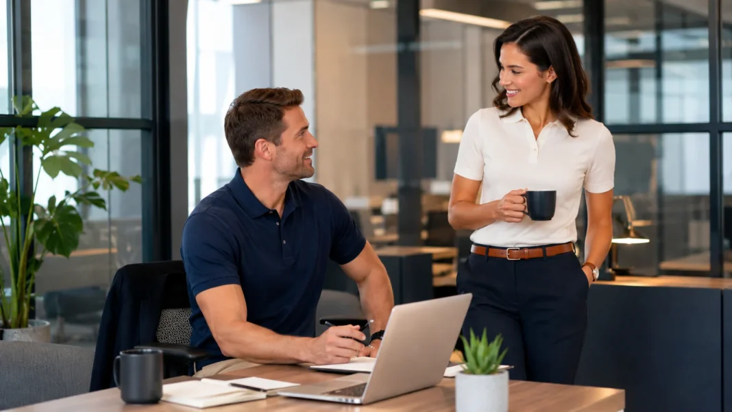 are polos business casual