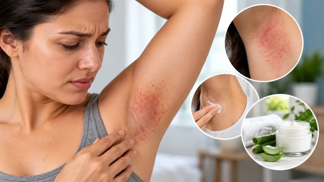 Armpit Rash Causes, Pictures & Treatment Options