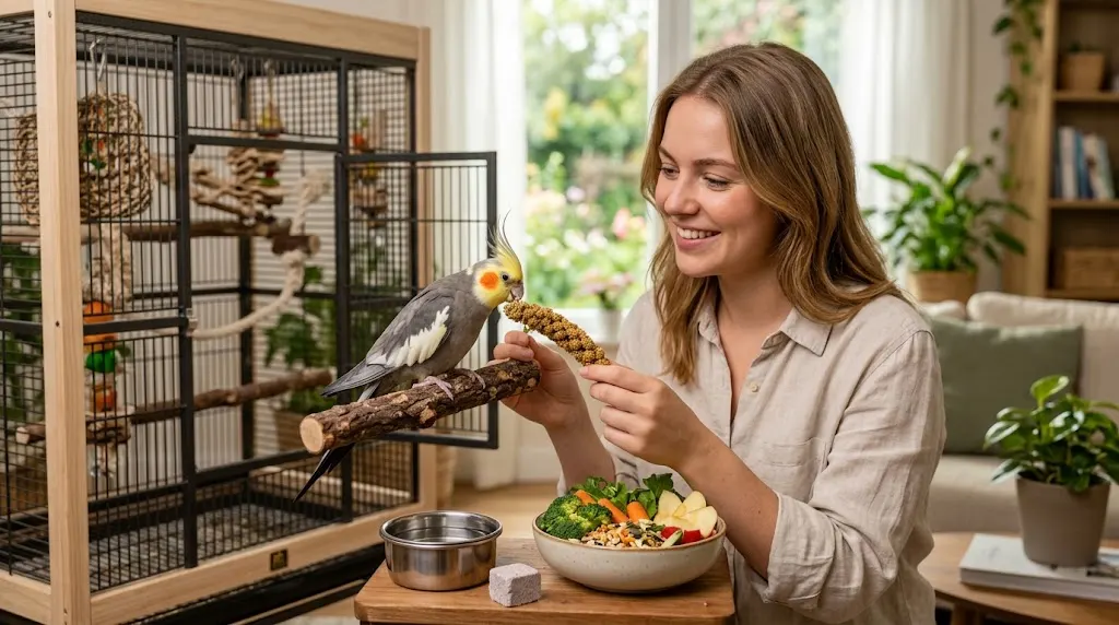 Cockatiel Care Guide: Diet, Lifespan & Personality
