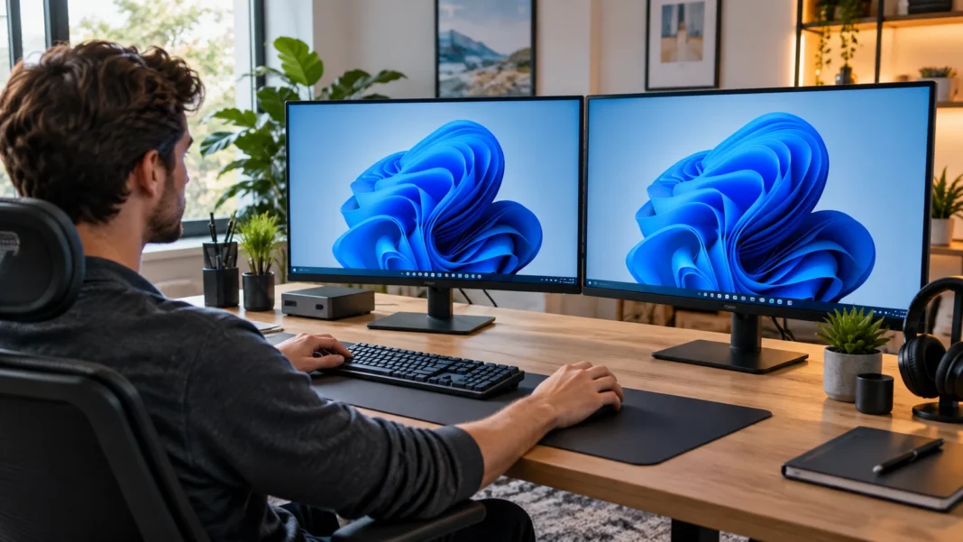 How to Set Up Two Monitors on Windows 11